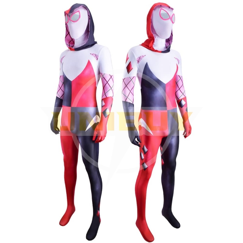 Harley Quinn Spider Gwen Crossover Cosplay Costume For Kids Adult Unibuy