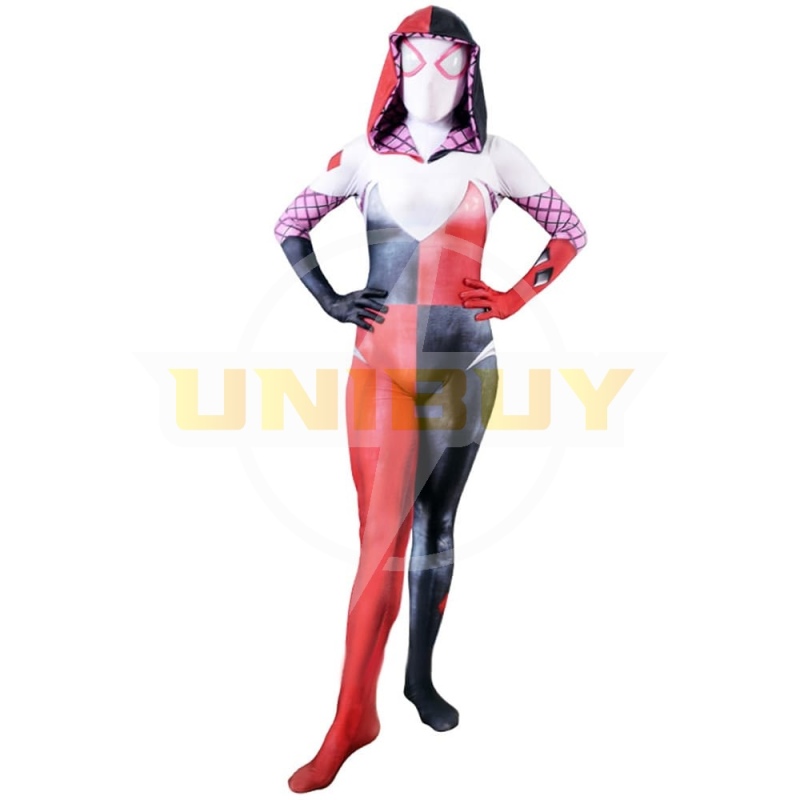 Harley Quinn Spider Gwen Crossover Cosplay Costume For Kids Adult Unibuy