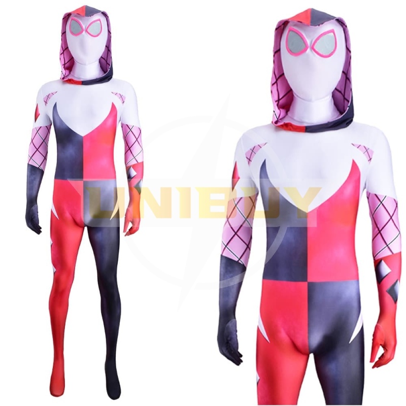 Harley Quinn Spider Gwen Crossover Cosplay Costume For Kids Adult Unibuy