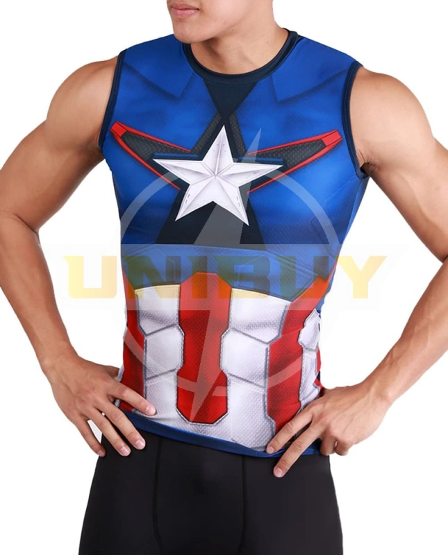 Captain America Costume Cosplay Avengers Endgame Suit For Kids Adult Unibuy