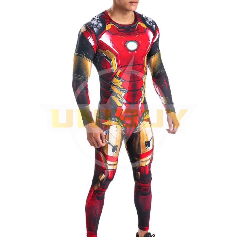 Avengers Iron Man Suit Costume Cosplay Sport Jumpsuit Bodysuit For Kids Adult Unibuy