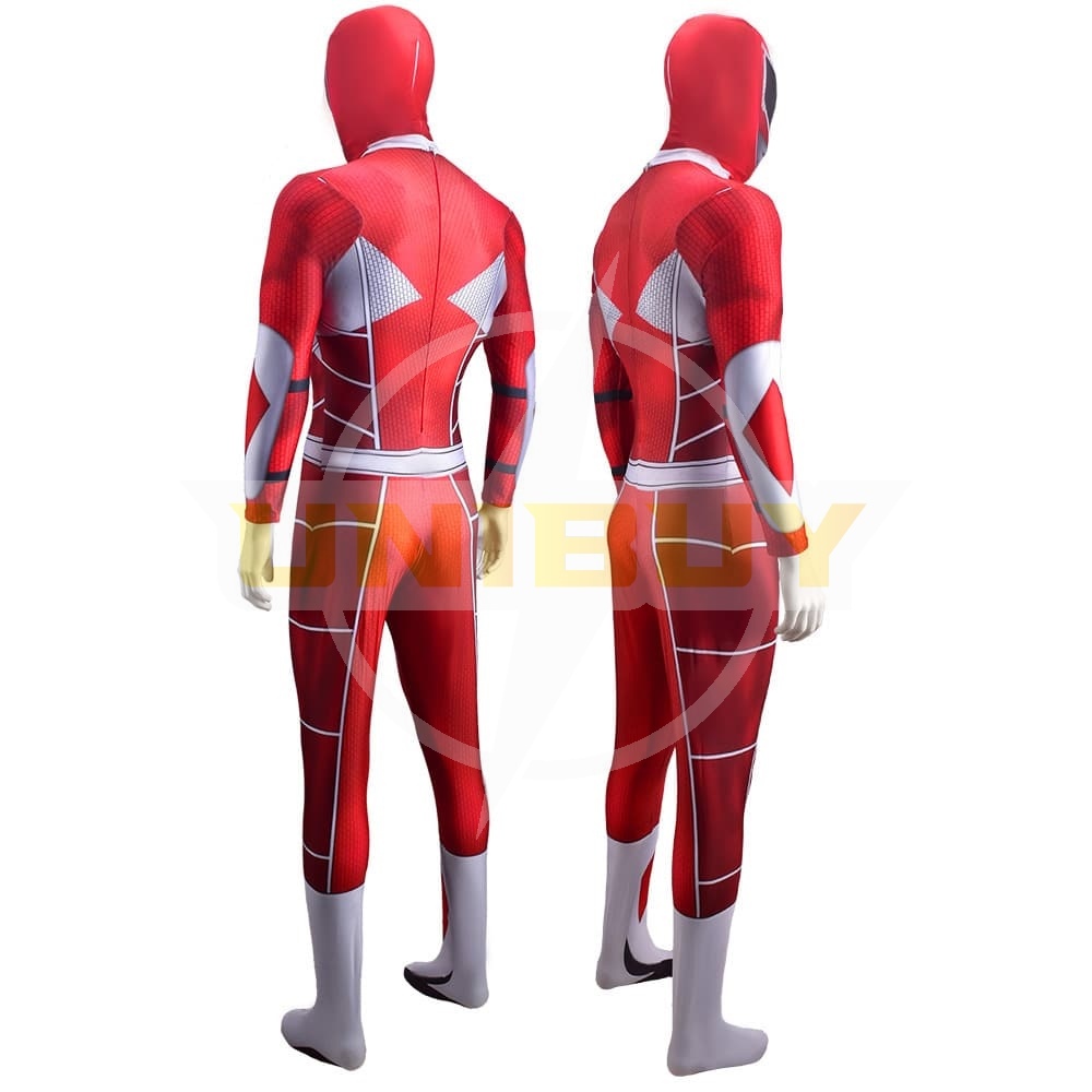 Mighty Morphin Power Rangers Red Ranger Jumpsuit For Kids Adult Unibuy