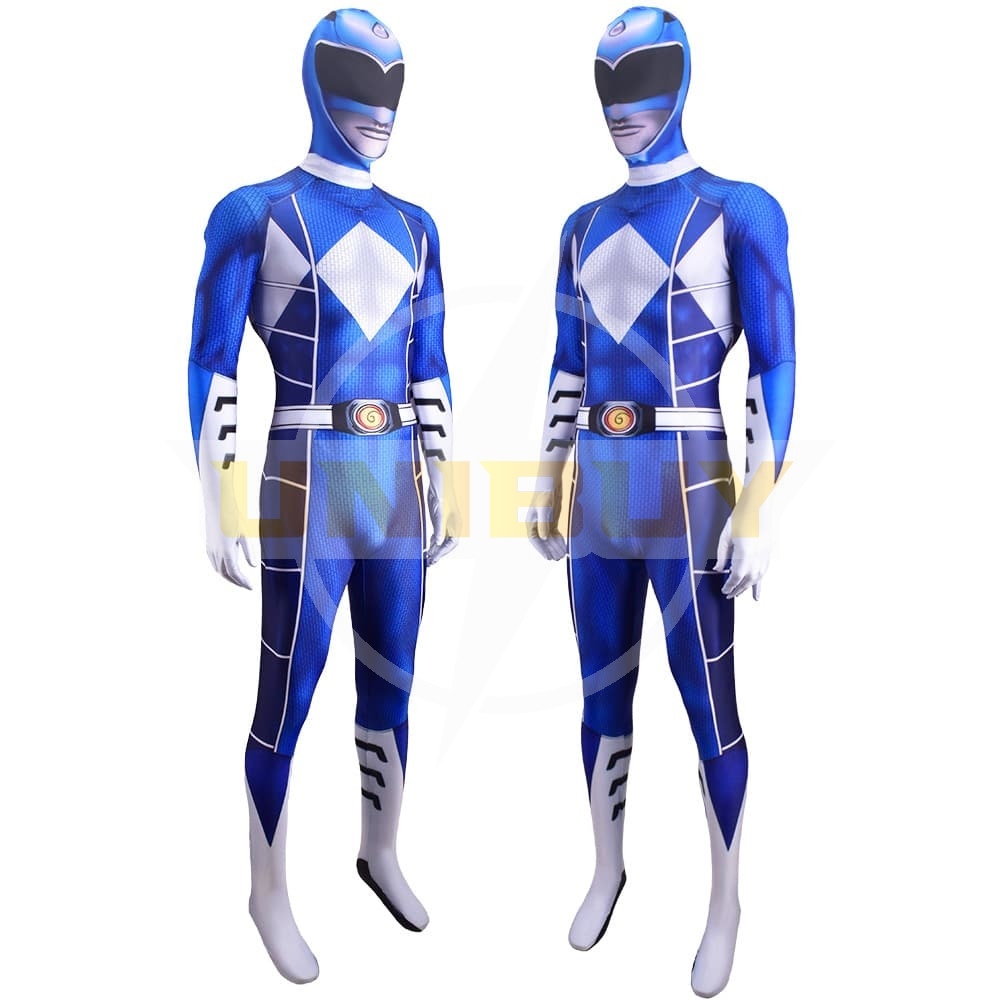 Mighty Morphin Power Rangers Blue Ranger Jumpsuit For Kids Adult Unibuy