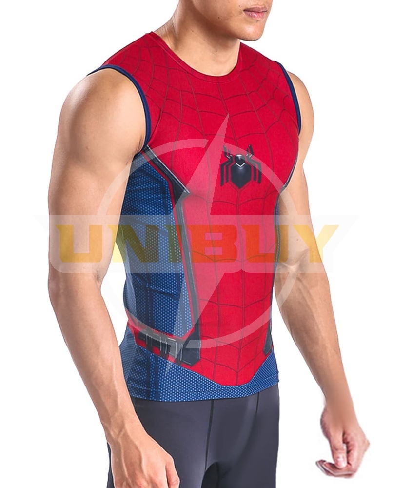 Spider-Man: Homecoming Costume Cosplay Sport Running Suit For Kids Adult Unibuy