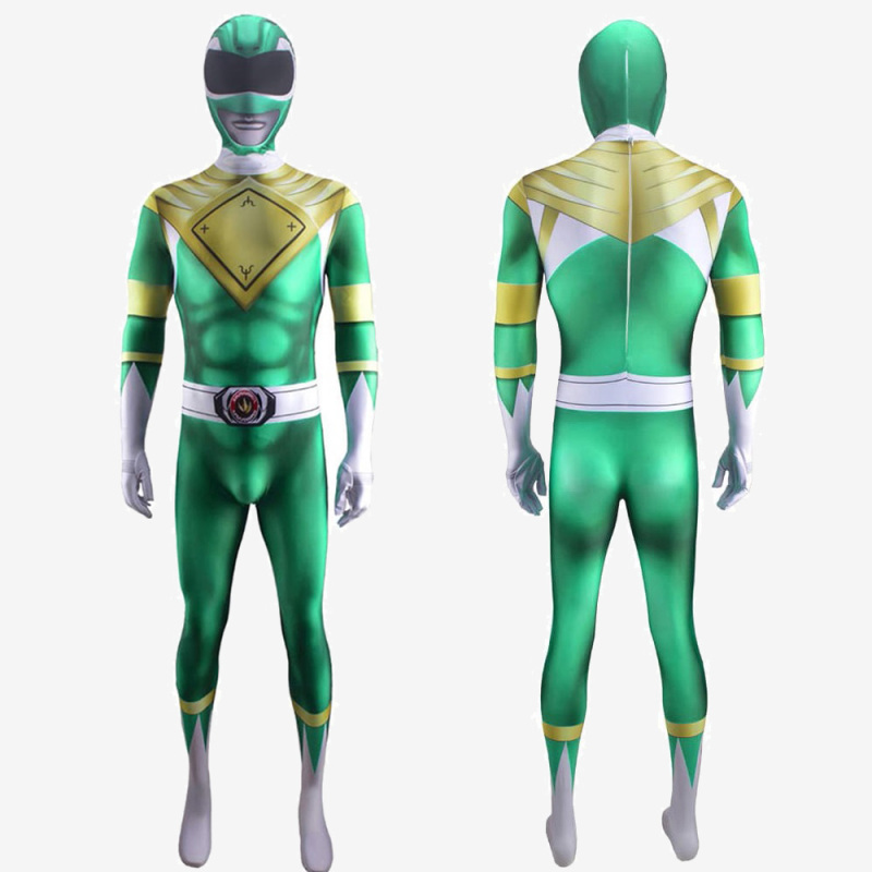 Mighty Morphin Power Rangers Green Ranger Jumpsuit For Kids Adult Unibuy