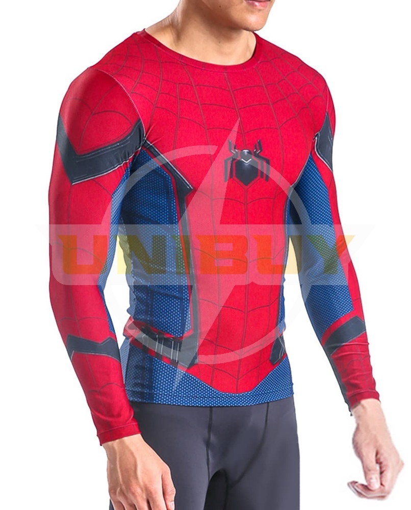 Spider-Man: Homecoming Costume Cosplay Sport Running Long Sleeve Suit For Kids Adult Unibuy