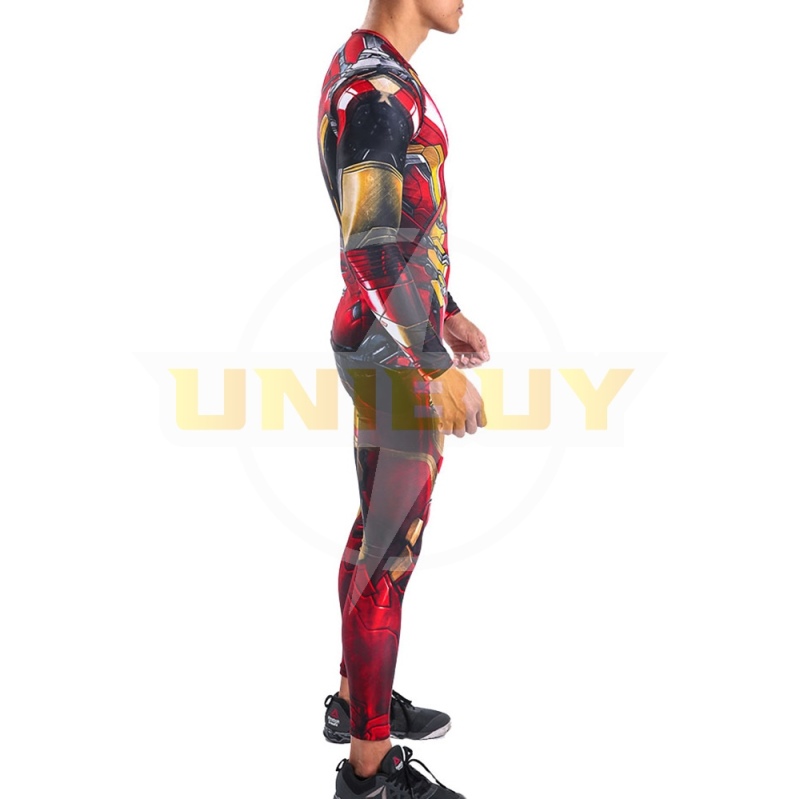 Avengers Iron Man Suit Costume Cosplay Sport Jumpsuit Bodysuit For Kids Adult Unibuy