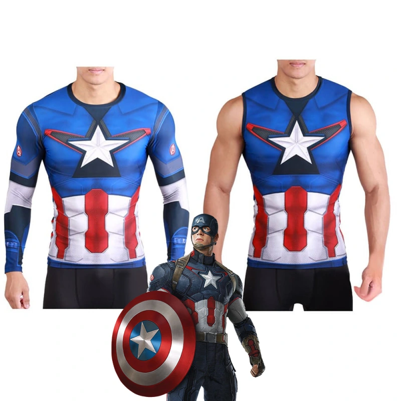 Captain America Costume Cosplay Avengers Endgame Suit For Kids Adult Unibuy