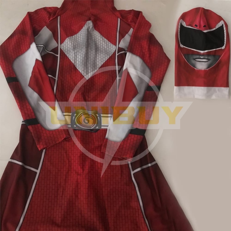 Mighty Morphin Power Rangers Red Ranger Jumpsuit For Kids Adult Unibuy