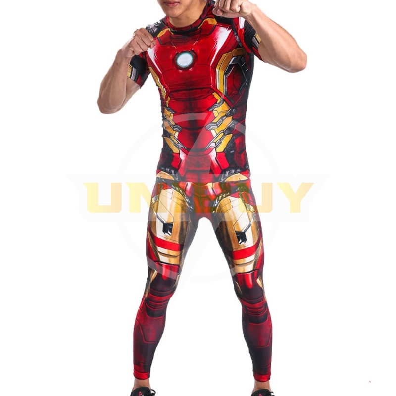 Avengers Iron Man Suit Costume Cosplay Sport Jumpsuit Bodysuit For Kids Adult Unibuy