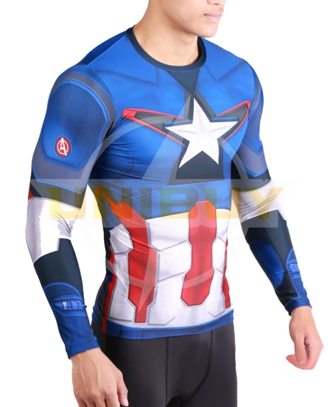 Captain America Costume Cosplay Avengers Endgame Suit For Kids Adult Unibuy