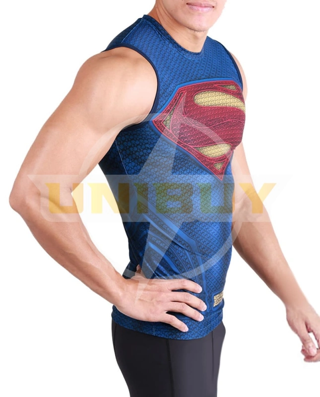 Man of Steel Superman Costume Cosplay Clark Kent Long Short Sleeve Suit Unibuy