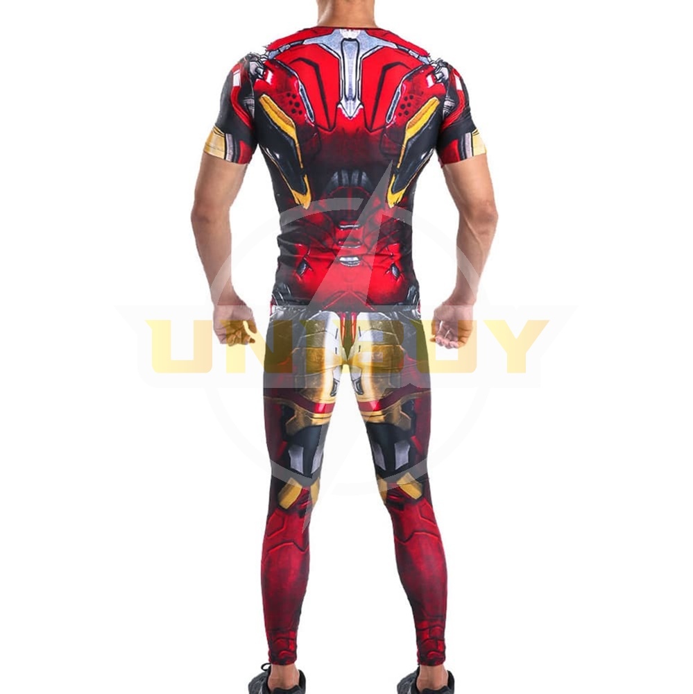 Avengers Iron Man Suit Costume Cosplay Sport Jumpsuit Bodysuit For Kids Adult Unibuy