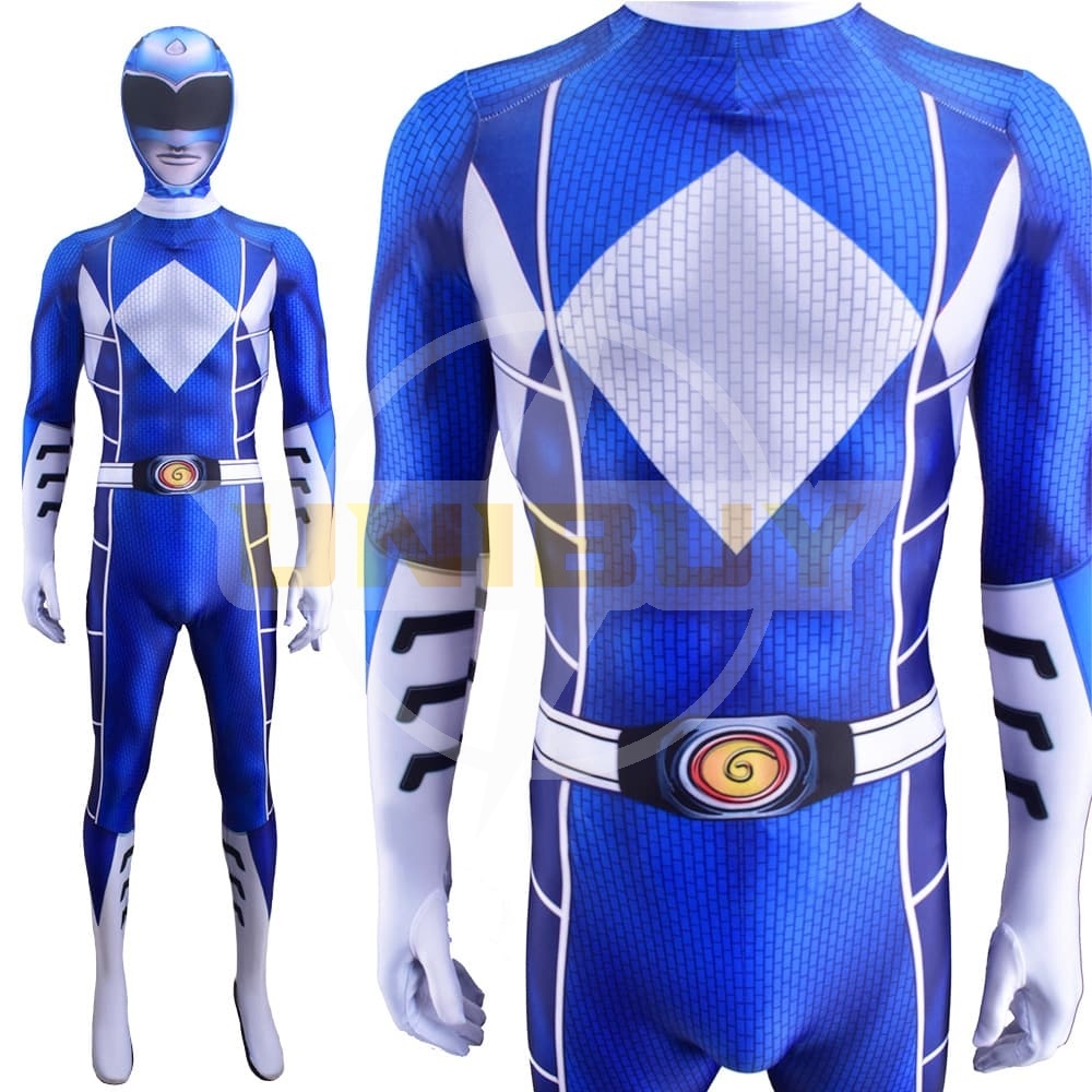 Mighty Morphin Power Rangers Blue Ranger Jumpsuit For Kids Adult Unibuy