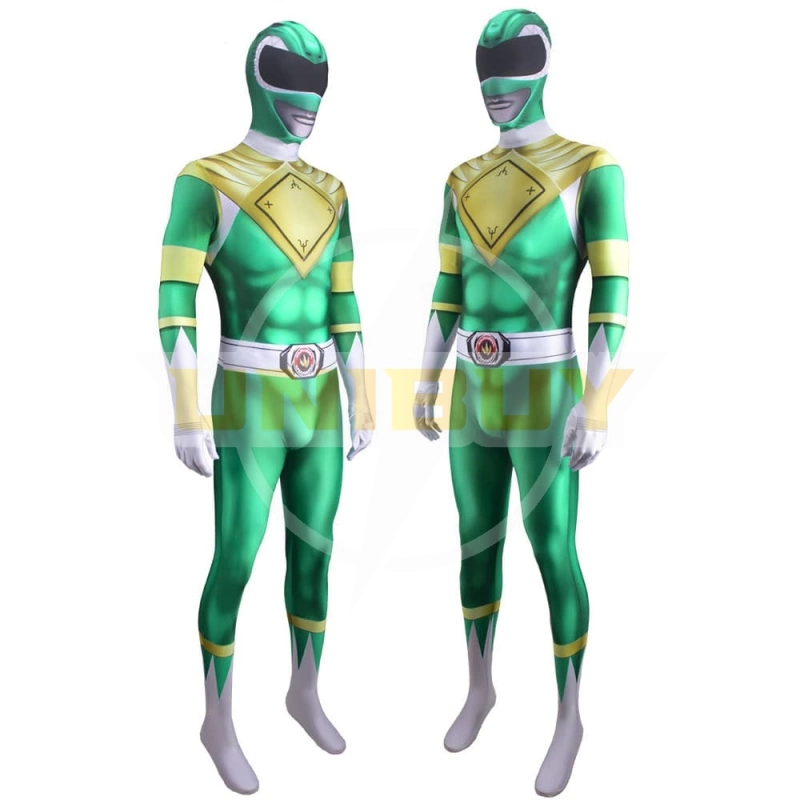 Mighty Morphin Power Rangers Green Ranger Jumpsuit For Kids Adult Unibuy