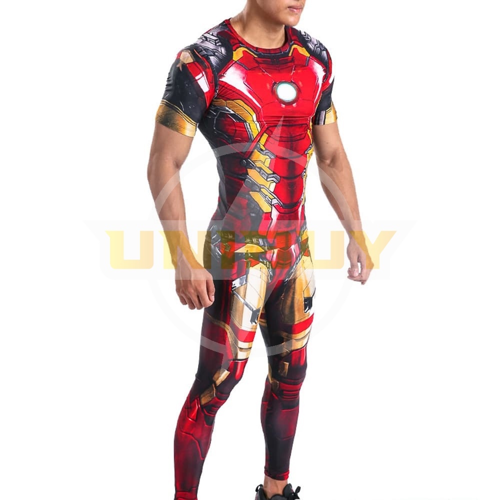 Avengers Iron Man Suit Costume Cosplay Sport Jumpsuit Bodysuit For Kids Adult Unibuy