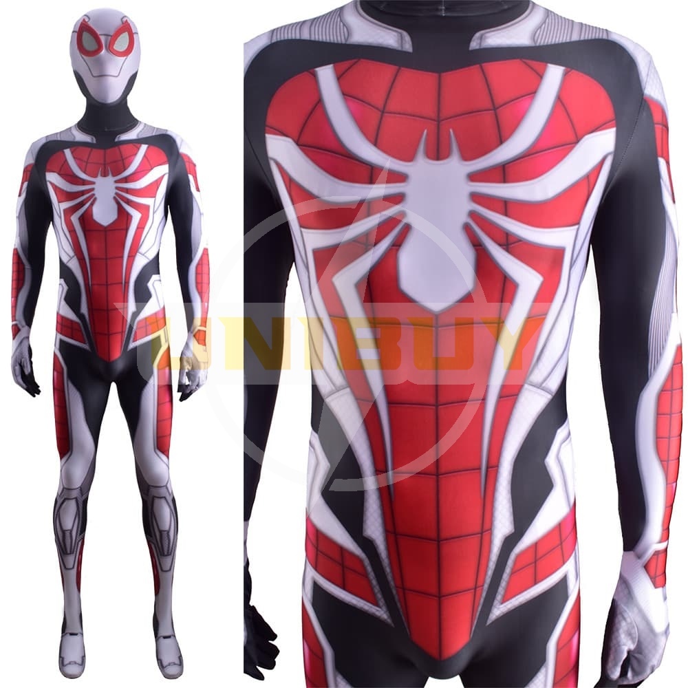 Spider-Man PS5 Remastered Costume Cosplay Costume Armored Advanced Suit Unibuy