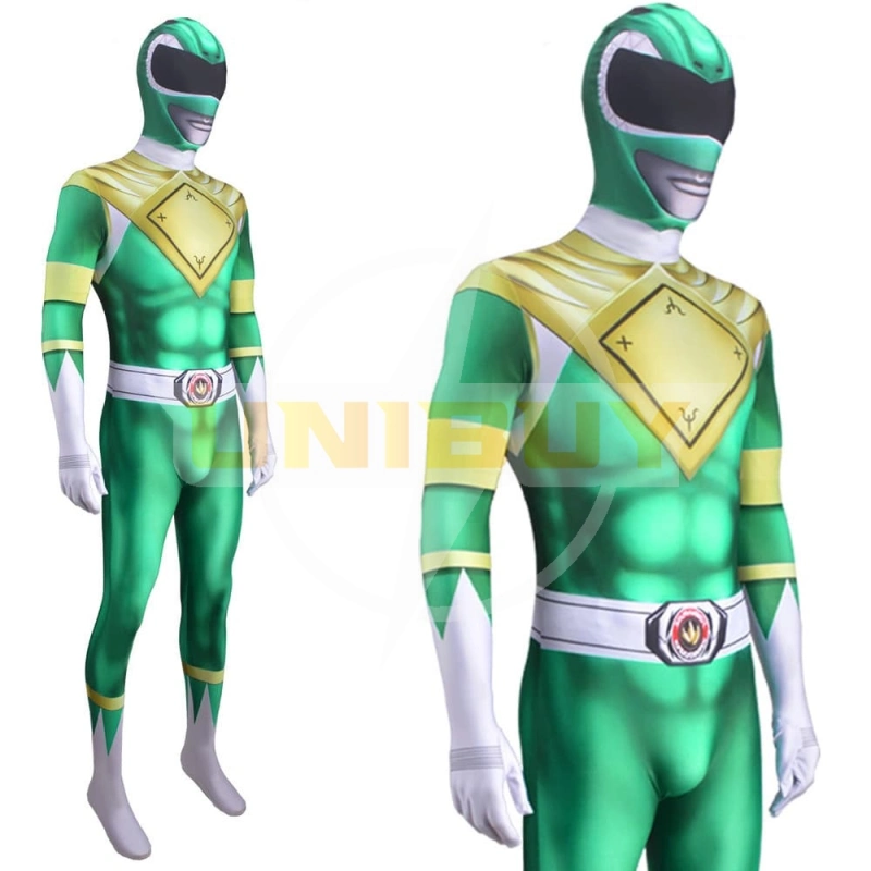 Mighty Morphin Power Rangers Green Ranger Jumpsuit For Kids Adult Unibuy