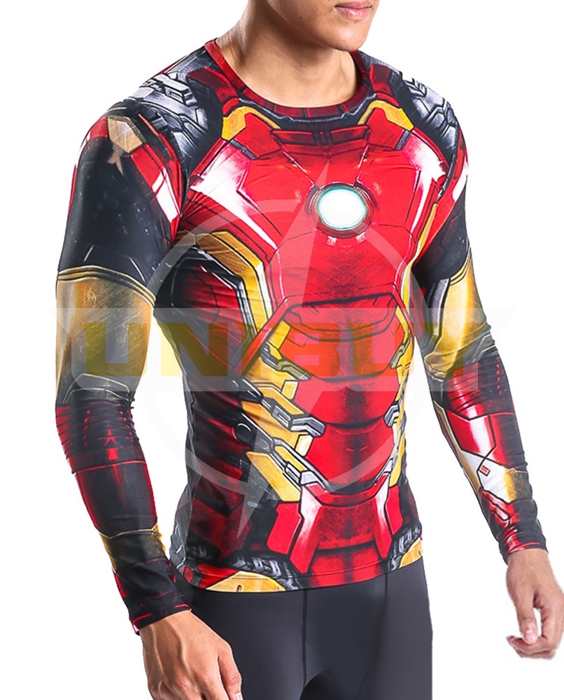 Avengers Iron Man Suit Costume Cosplay Sport Jumpsuit Bodysuit For Kids Adult Unibuy