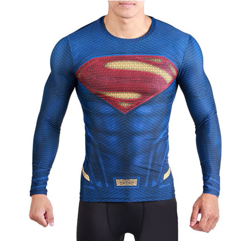 Man of Steel Superman Costume Cosplay Clark Kent Long Short Sleeve Suit Unibuy