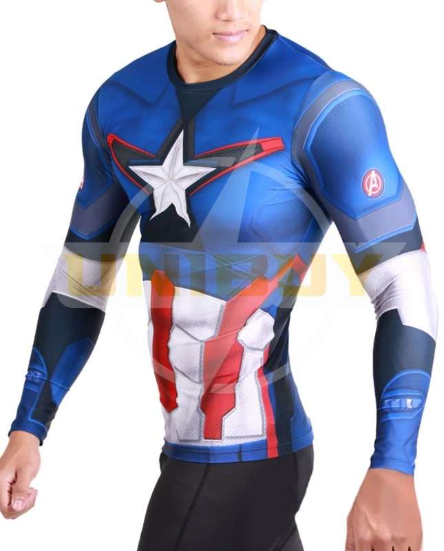 Captain America Costume Cosplay Avengers Endgame Suit For Kids Adult Unibuy