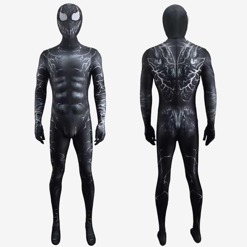 Venom Costume Cosplay Eddie Brock Jumpsuit For Kids Adult Unibuy