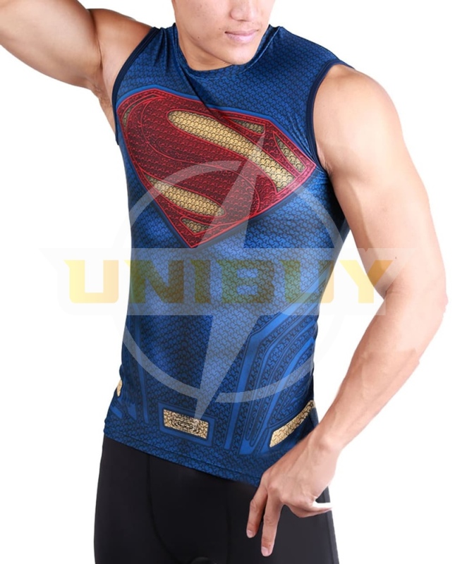 Man of Steel Superman Costume Cosplay Clark Kent Long Short Sleeve Suit Unibuy