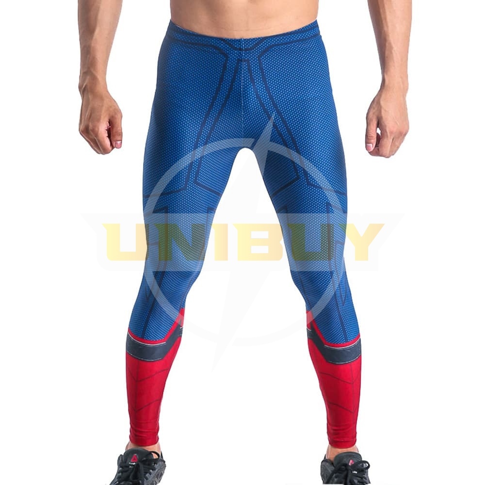 Spider-Man: Homecoming Costume Cosplay Sport Running Short Sleeve Suit For Kids Adult Unibuy