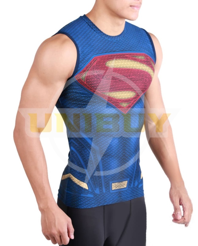 Man of Steel Superman Costume Cosplay Clark Kent Long Short Sleeve Suit Unibuy