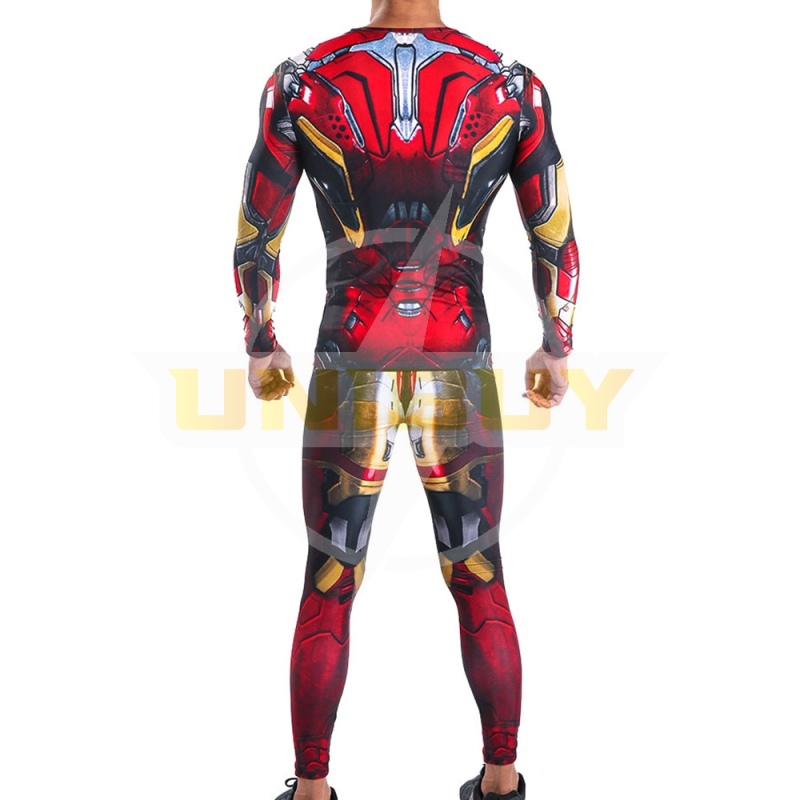 Avengers Iron Man Suit Costume Cosplay Sport Jumpsuit Bodysuit For Kids Adult Unibuy