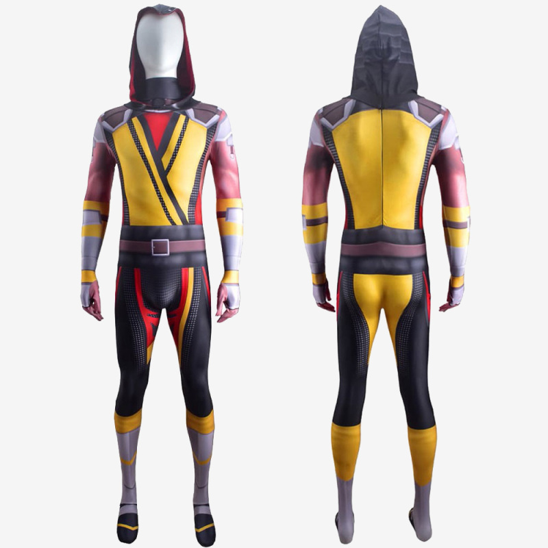 Mortal Kombat 11 Scorpion Costume Cosplay Suit Unibuy