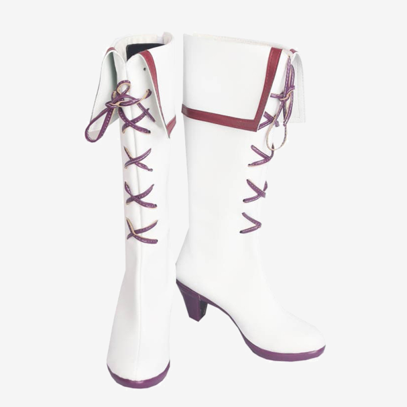 Redo of Healer Flare Arlgrande Jioral Shoes Cosplay White Boots Unibuy