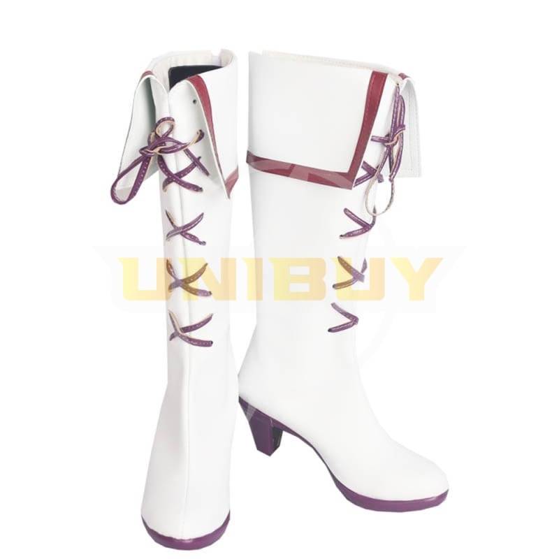 Redo of Healer Flare Arlgrande Jioral Shoes Cosplay White Boots Unibuy