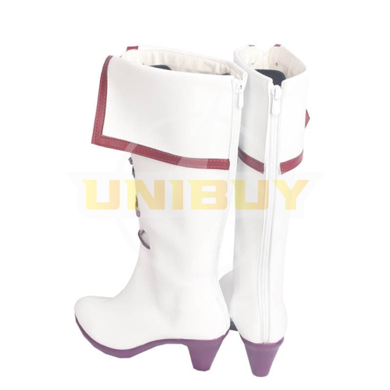 Redo of Healer Flare Arlgrande Jioral Shoes Cosplay White Boots Unibuy