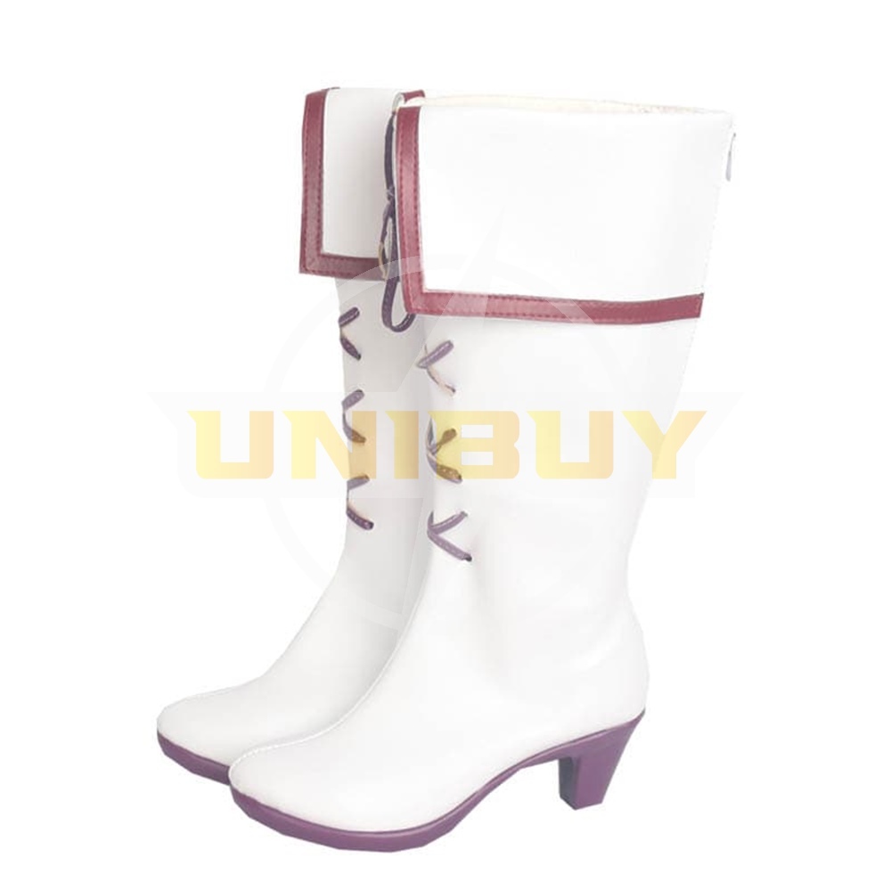 Redo of Healer Flare Arlgrande Jioral Shoes Cosplay White Boots Unibuy