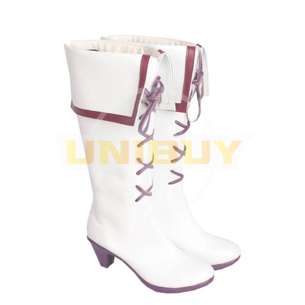 Redo of Healer Flare Arlgrande Jioral Shoes Cosplay White Boots Unibuy
