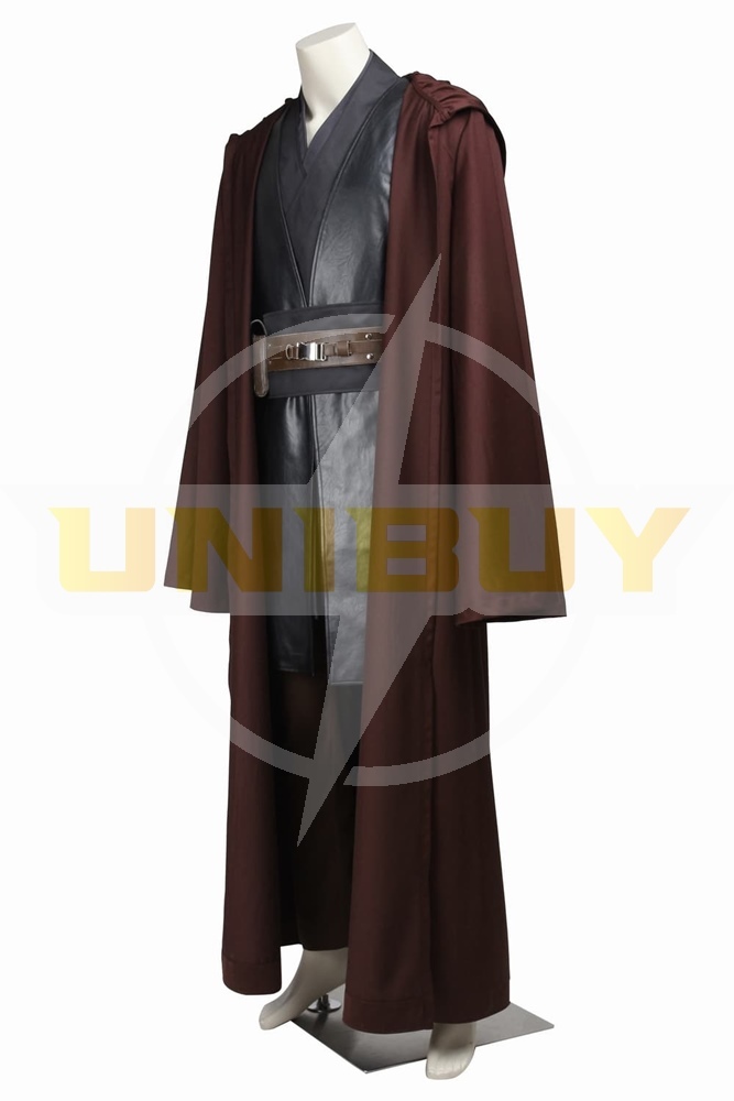 Star Wars Jedi Knight Anakin Skywalker Costume Cosplay Coat Brown Unibuy