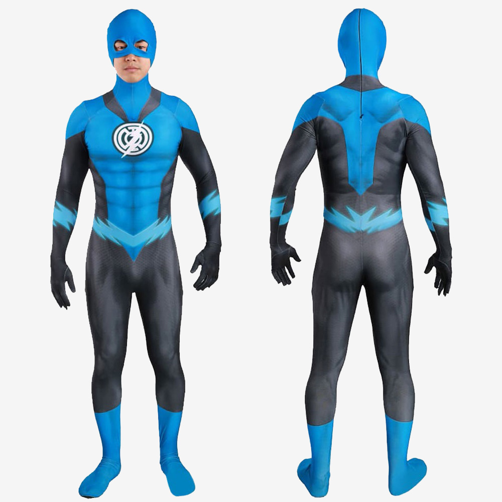 Blue Lantern Flash Costume Cosplay Jumpsuit Bodysuit Unibuy