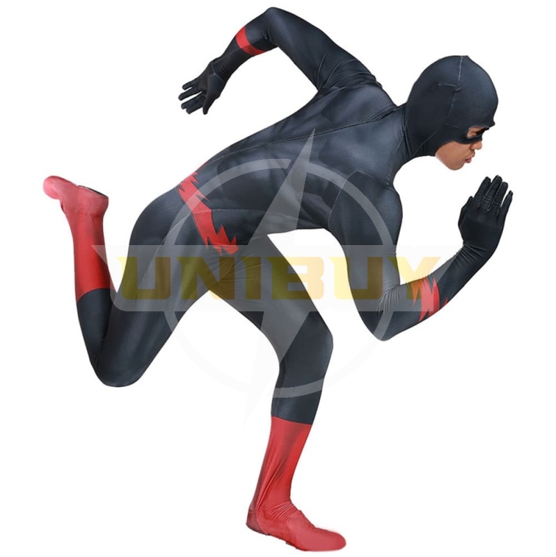 Black Flash Costume Cosplay Jumpsuit For Kids Adult Unibuy