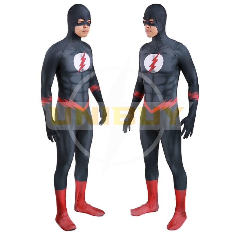 Black Flash Costume Cosplay Jumpsuit For Kids Adult Unibuy