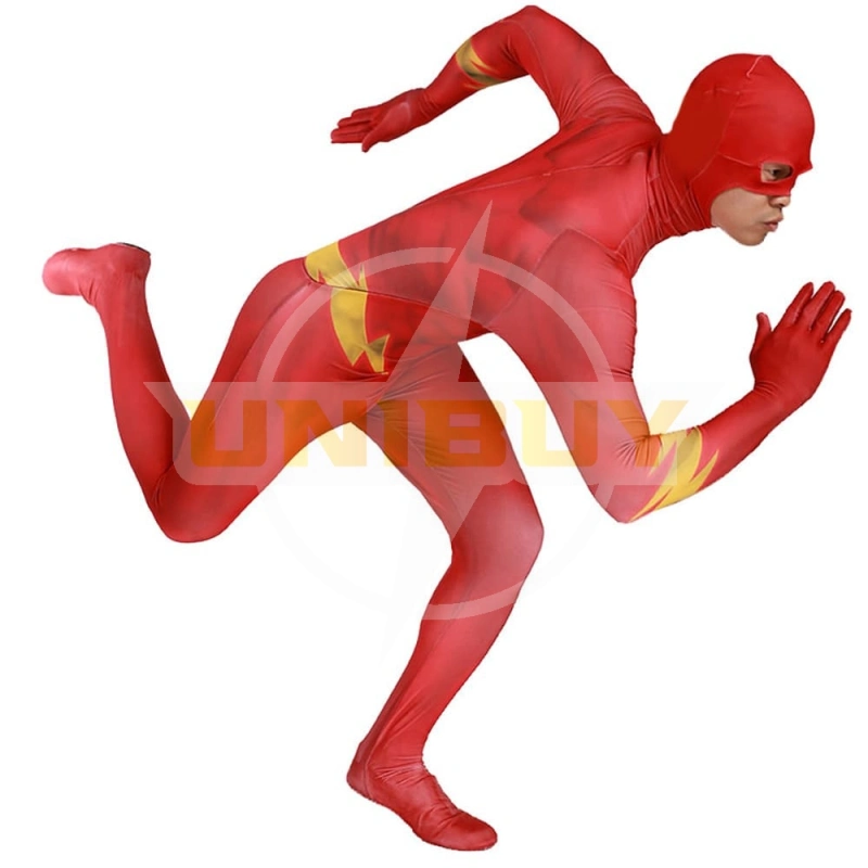 The Flash Speed Force Costume Cosplay Suit Bodysuit For Kids Adult Unibuy