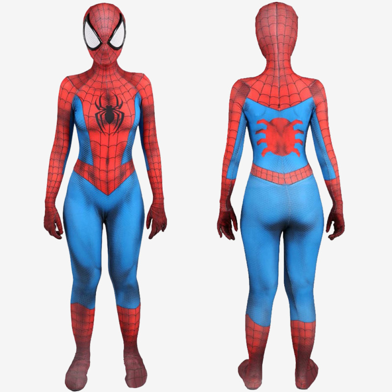 Spider-Girl Costume Cosplay Suit May Parker Bodysuit For Women Kids Unibuy