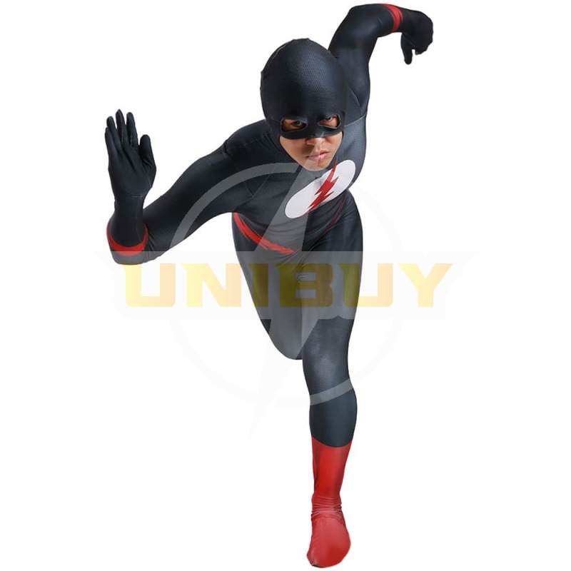 Black Flash Costume Cosplay Jumpsuit For Kids Adult Unibuy