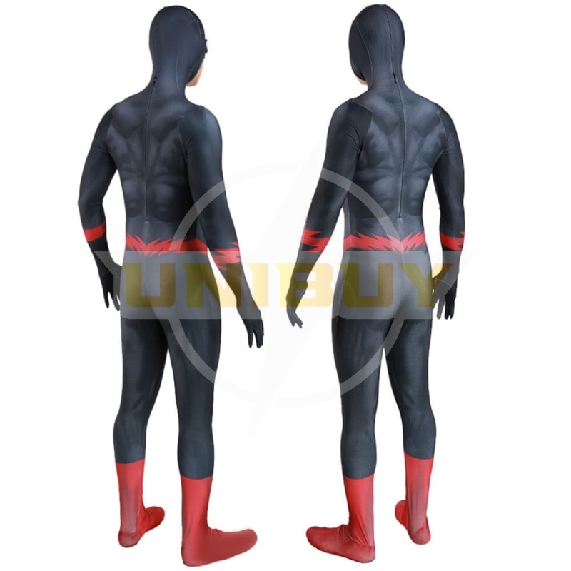 Black Flash Costume Cosplay Jumpsuit For Kids Adult Unibuy