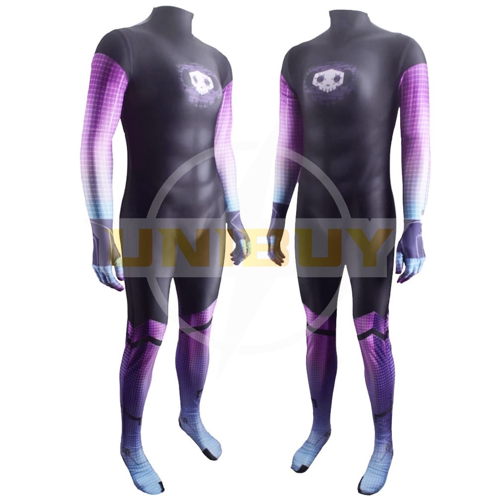 Overwatch OW Sombra Suit Cosplay Costume For Kids Adult Unibuy