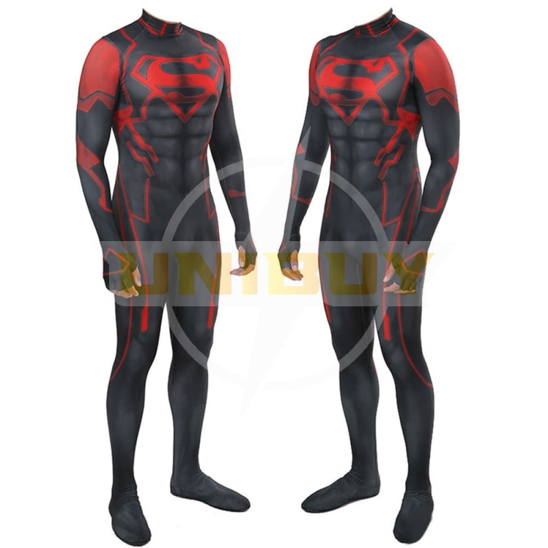 New 52 Superboy Costume Cosplay Kon-El Bodysuit Unibuy