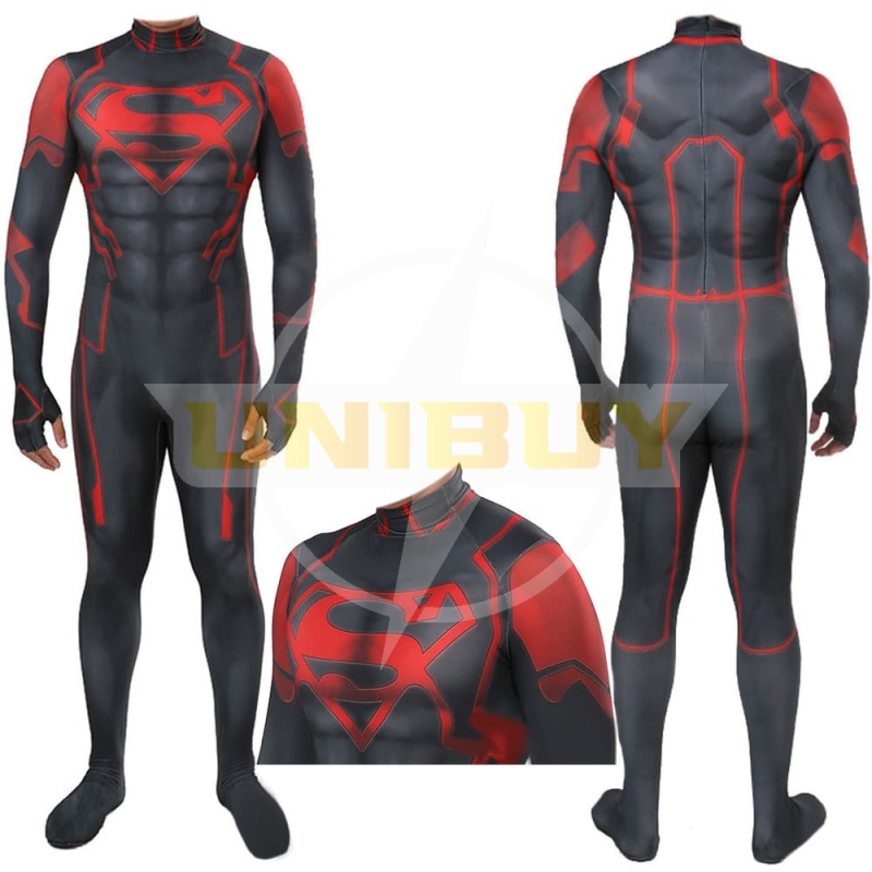 New 52 Superboy Costume Cosplay Kon-El Bodysuit Unibuy