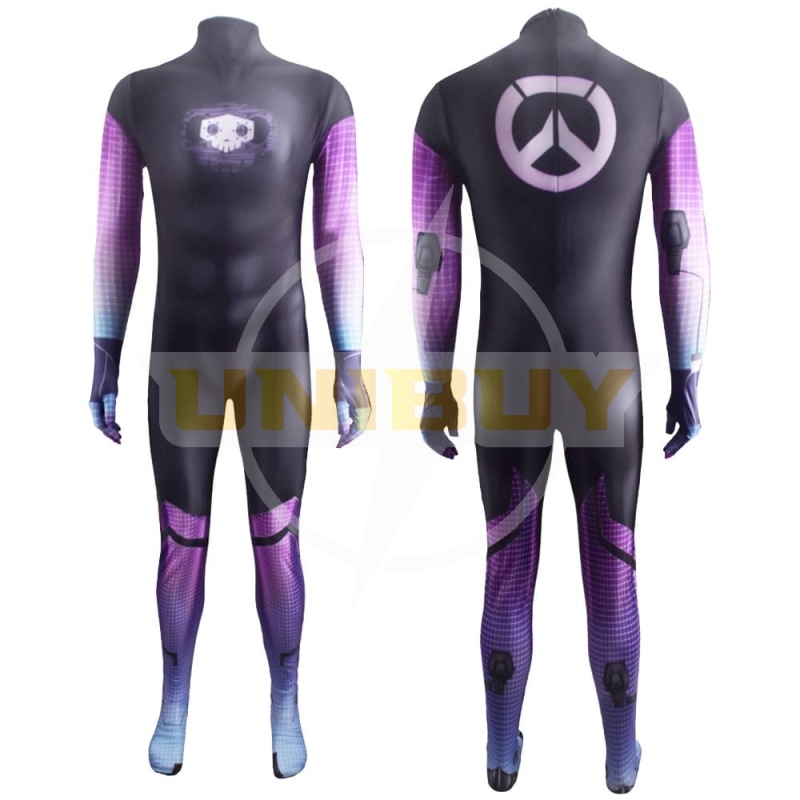 Overwatch OW Sombra Suit Cosplay Costume For Kids Adult Unibuy