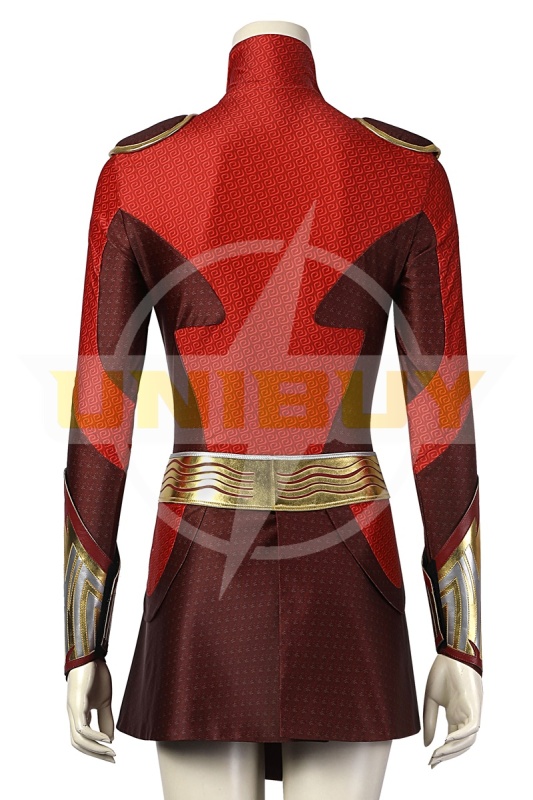 Shazam Fury of the Gods Lady Shazam Costume Cosplay Suit Mary Marvel Cloak Unibuy
