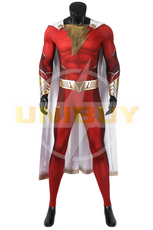 Shazam Fury of the Gods Costume Cosplay Billy Batson Bodysuit Ver 2 Unibuy